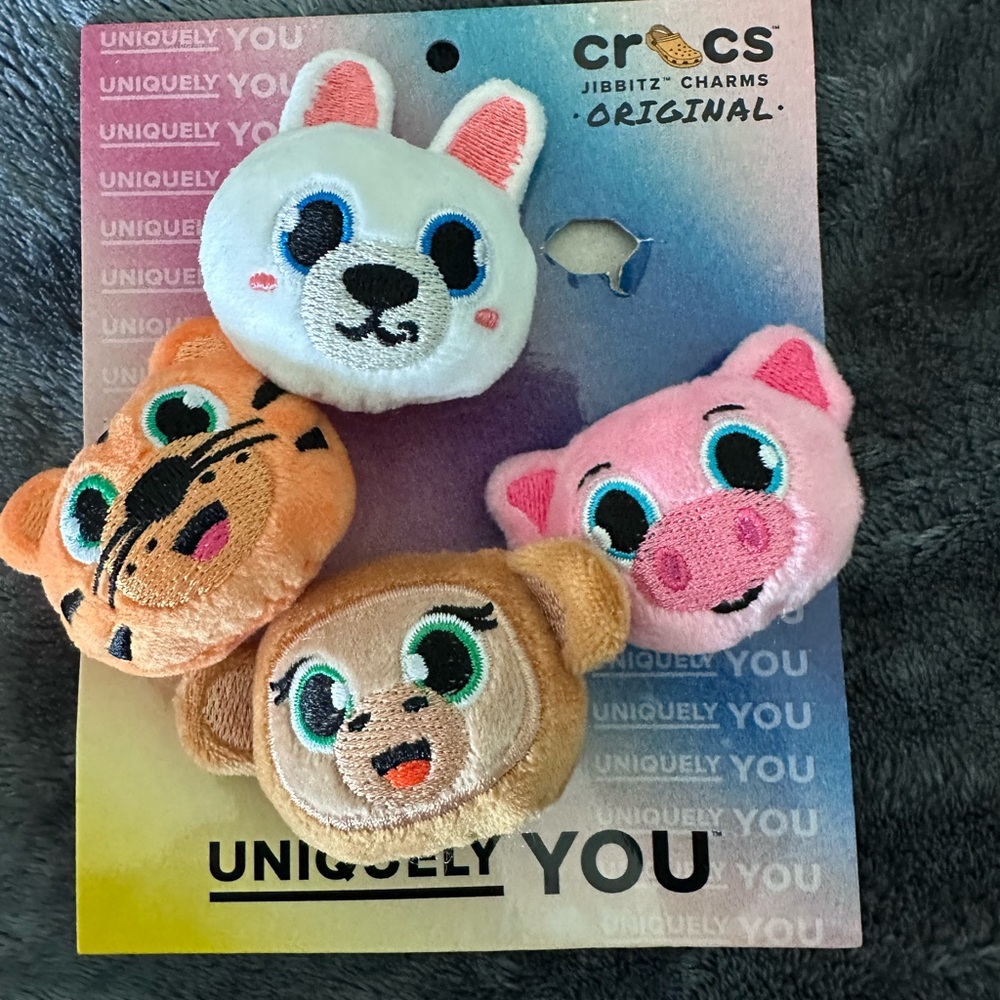 CROCS Black and White Cell Phone Accessory